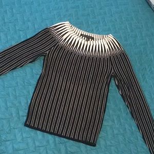 White House Black Market striped sweater
